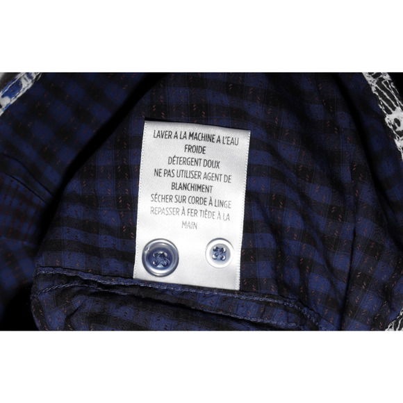 Robert Graham Classic Fit Men's Long Sleeve Button Front Flip Cuff Shirt Size XL - Picture 10 of 10